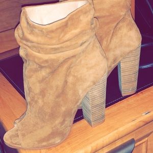Chinese Laundry Peep Toe Ankle Boots